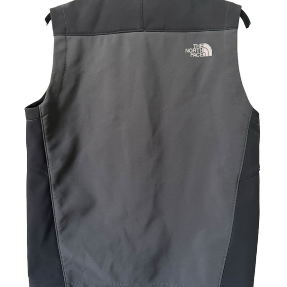 The North Face grey and black full zip vest men’s small - Picture 2 of 8